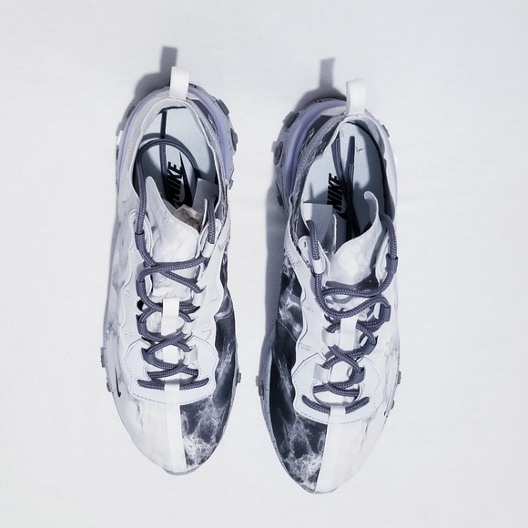 Size 8 (9.5w) - Nike React Element 55 x Kendrick Lamar Pure Platinum - 2019 - Picture 9 of 13